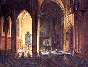 Interior of a Gothic Church Neeffs, Peter the Elder